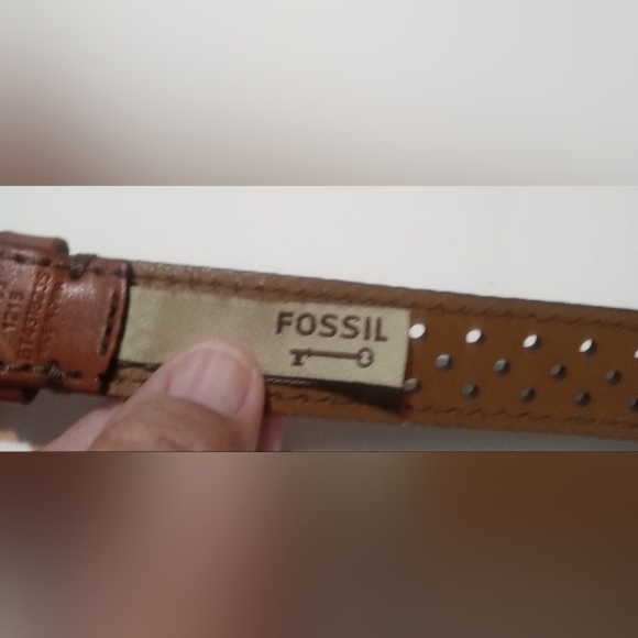 Fossil Belt Women’s Leather 1 Inch Wide Size L - Picture 9 of 10